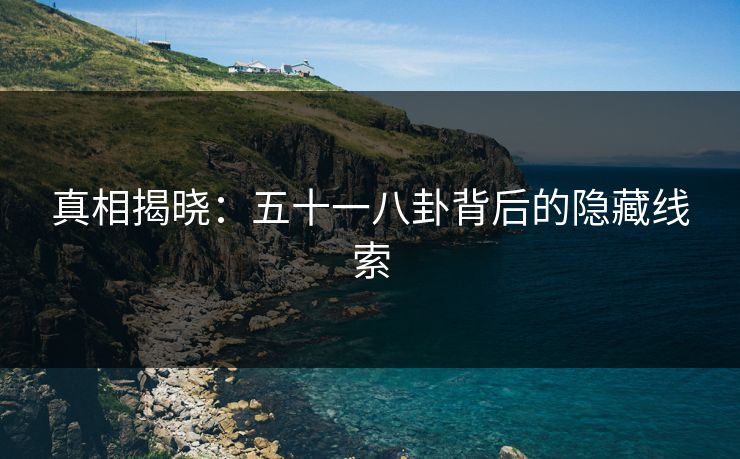 真相揭晓：五十一八卦背后的隐藏线索